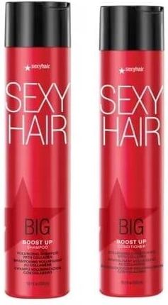 Sexy Hair Boost Up Volumizing Zestaw Do Włosów Na Objętość Szampon 300Ml Odżywka 300Ml
