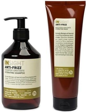 Insight Anti-Frizz Szampon 400Ml + Maska 250Ml