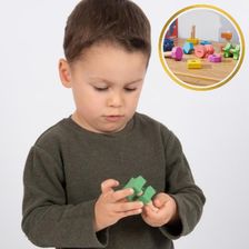 Zdjęcie Tickit Tęczowe Drewniane Nakrętki I Śruby - Bielsko-Biała