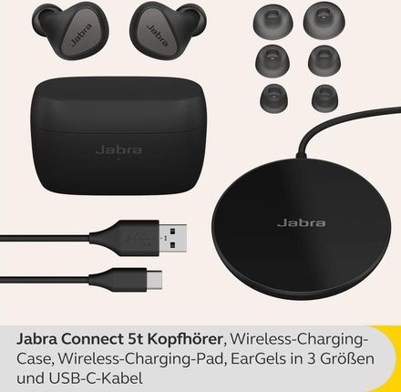 Słuchawki Jabra Connect 5t ANC Titanium Black (100-99182000-60