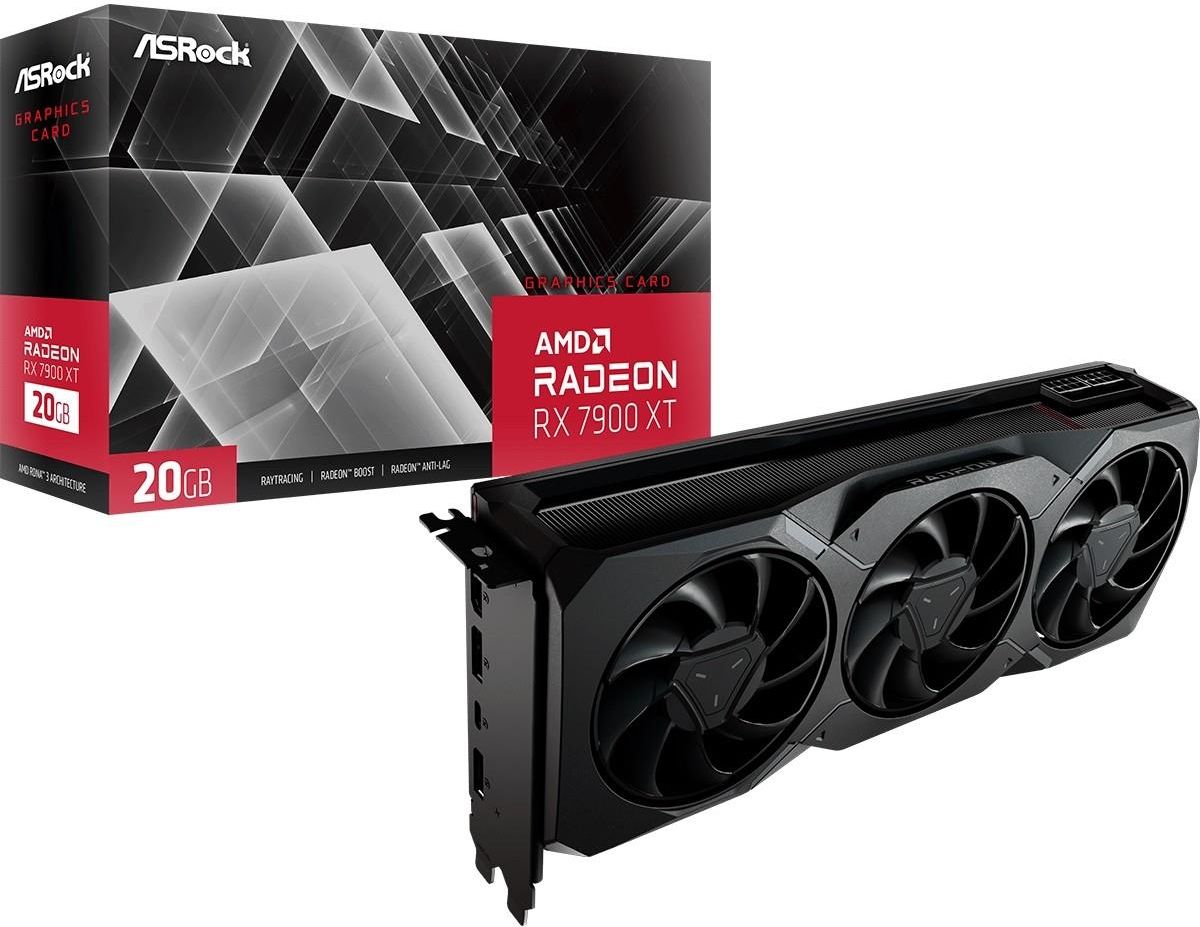 ASRock Radeon RX 7900 XT 20GB GDDR6 (RADEONRX7900XT20G) - Karta