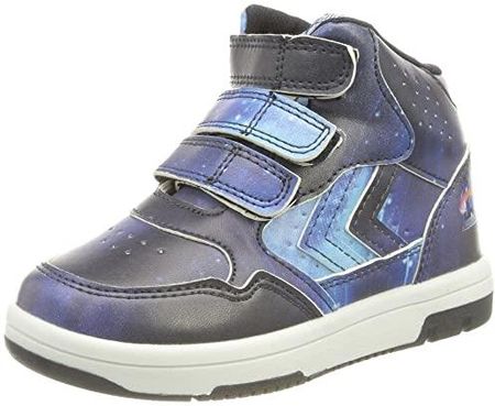 hummel Unisex dziecięce Camden High Jr Sneaker, NIEBIESKI - 19 EU