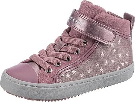 Geox J Kalispera Girl I Sneaker, DK PINK, 33 EU