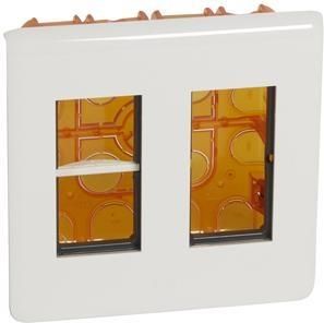 Legrand Zestaw Do Montażu Podtynkowego 2x4 Moduły Pionowo Biały Mosaic (078872L)