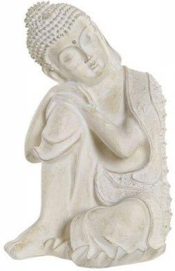 Dkd Home Decor Figurka Dekoracyjna Szary Budda Żywica (17X17 26 Cm) 21844798