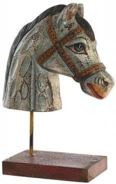 Dkd Home Decor Figurka Dekoracyjna Koń Żelazo Drewno Mango (24X12 35 Cm) 26101052