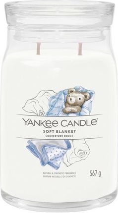 Yankee Candle Świeca Zapachowa Duża Soft Blanket 567G 68462