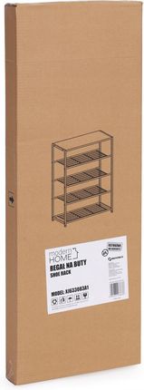Modernhome Szafka Metalowa Stojak Na Buty Przedpokoju 4 Półki 12912546134 - zdjęcie 5