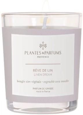 Plantes&Parfums Provence Świeca Zapachowa Perfumowana 75G Linen Dream Świeży Len 2897