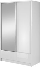 Piaski Szafa Przesuwna Aria I W130 Biały Połysk 100362758