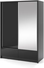 Piaski Szafa Przesuwna Aria I W150 Czarny Połysk 100362781