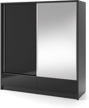 Piaski Szafa Przesuwna Aria I W200 Czarny Połysk 100362785