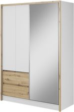 Zdjęcie Piaski Szafa Przesuwna Sara W150 Biała Dąb Artisan 100362900 - Skarżysko-Kamienna