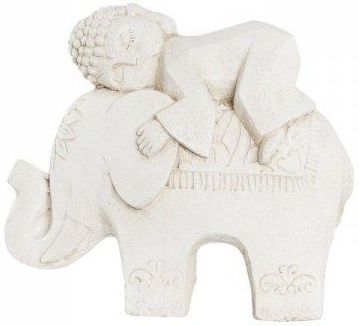 Dkd Home Decor Figurka Dekoracyjna Wykończenie Antyczne Słoń Biały Orientalny Magnez (44X22 40 Cm) 32618253