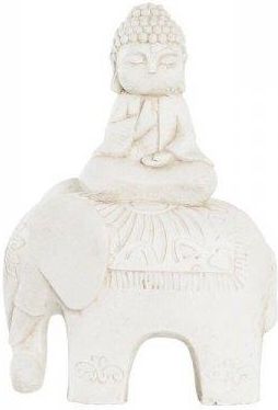 Dkd Home Decor Figurka Dekoracyjna Wykończenie Antyczne Słoń Biały Orientalny Magnez (40X23 56 Cm) 32618258