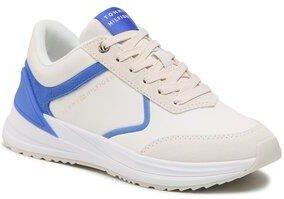 Sneakersy Tommy Hilfiger - Runner With Heel Detail FW0FW06621 Ecru YBL