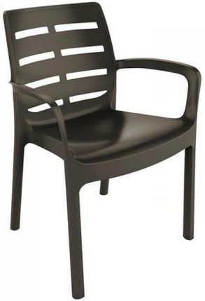 Krzesło Ipae Progarden Borneo Progarden 150ml Czarny Żywica 60,5x54x82cm