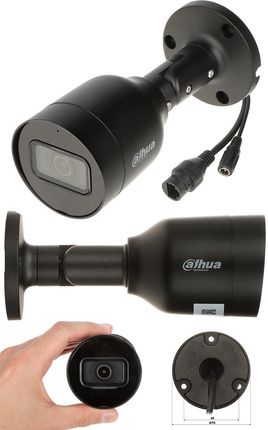 Dahua Monitoring Do Firmy 6 Kamer Ip Ipc-Hfw1530S-0280B-S6-Black 5Mpx Mikrofon