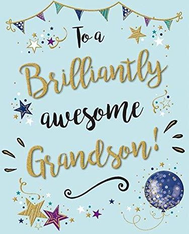 Piccadilly Greetings Group Ltd STUNNING TOP RANGE A Very Special Grandson On Your 21st Birthday Greeting Card - View #7