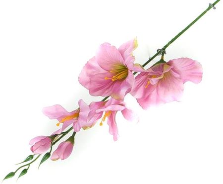 K461 Mieczyk Gałązka Wys.53 Cm Pink Mauve Sztuczne Kwiaty Jak Żywe 3111