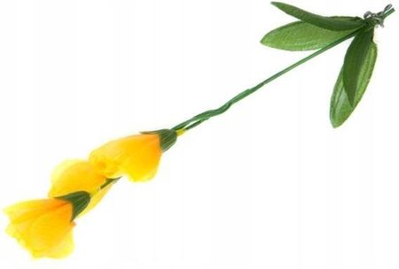 K98 Krokus Gałązka Yellow Sztuczne Kwiaty Jak Żywe 3120