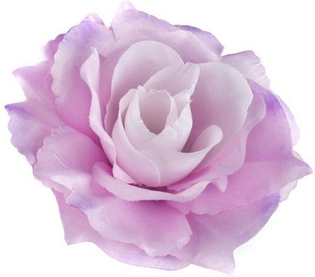 Gr291 Róża Satynowa Główka Cream Lilac Violet 3134