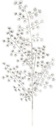 Eurofirany Gałązka Świąteczna Kwiat Sztuczny 70X20Cm Srebrny 12Szt. 363570