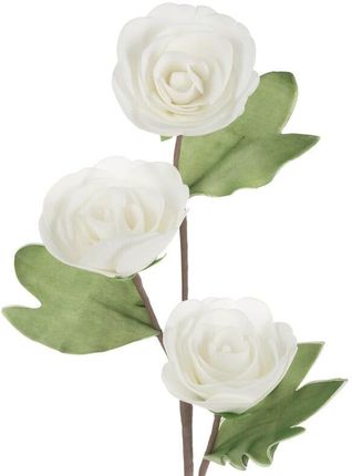 Eurofirany Kwiat Sztuczny Gałązka Do Wazonu Biały 6Szt. 363574