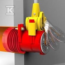 Zdjęcie Karmat Zasuwa Burzowa Pp Dn 160Mm Do Studni Betonowych Typ0, Z Wyjmowaną Klapą, Uniwersalna, Do Kanalizacji Zewnętrznej (UZBBW160) - Ścinawa