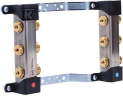 Zdjęcie Kan-Therm Rozdzielacz Inoxflow Z Zaworami Odcinającymi Seria Rvv - 3 Obwody (1316161001) - Tychowo