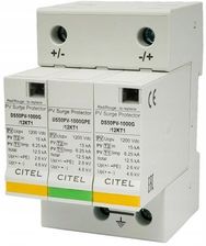 Citel Ogranicznik Przepięć Typ 1+2 Bc 12,5Ka 2P+Gds50Pv-1000G/12Kt1 (C482383)