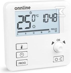 Onnline Regulator Temperatury 3021-Onn Przewodowy Programowalny (AURON3021W000)
