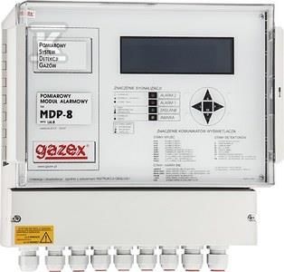 Gazex Moduł Alarmowy Pomiarowy Mdp-8/M 8 Wej.,Zasilanie 230V, Port Rs-485 (MDP8M)