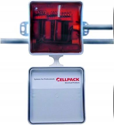 Cellpack Puszka Universal-Box/K Uniwersalna Przelotowo-Odgałęźna Z Usuwalną Żywicą Przeźroczystą Kg Oraz Szybkozłączkami 0,5-2,5 - 5Sztuk (420083)