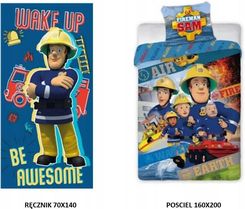 Zdjęcie Pościel Strażak Sam 160X200+Ręcznik 70X140 - Orneta