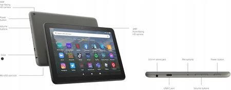 Amazon Fire HD 8 Plusタブレット 32GB グレー Amazon.co.jp: Fire HD 8 Plus - 32GB (2022年発売) + Kindle
