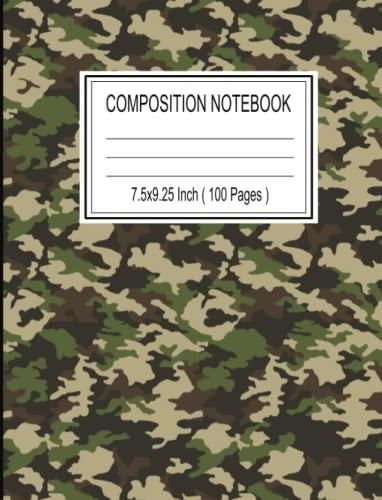 Independently Published Composition Notebook: Wide Ruled Paper Notebook ...