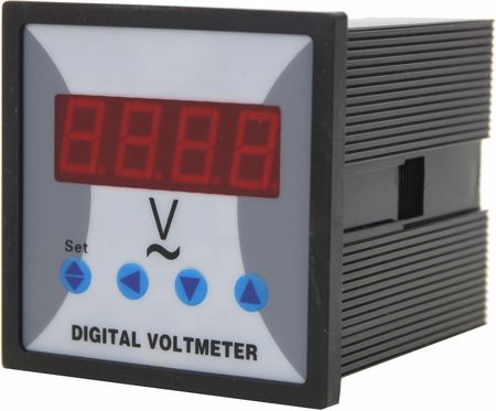 Energotytan Woltomierz Cyfrowy Tablicowy 0-500 Vac 1-Faz Alarm 7K1