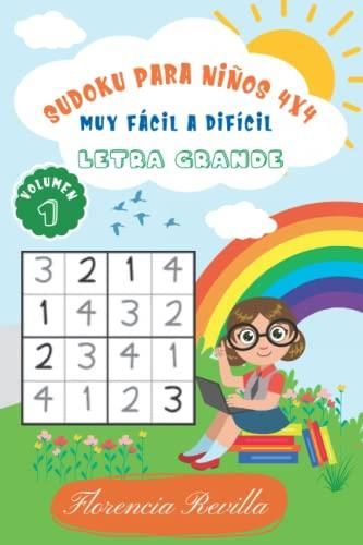 Sudoku Infantil Ed. 01 - Muito Fácil - Jogos 4x4 - 1 Jogo Por