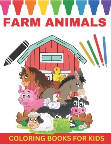 Farm Animal Coloring Book For Kids: Farm Animal Activity Book for Kids ...