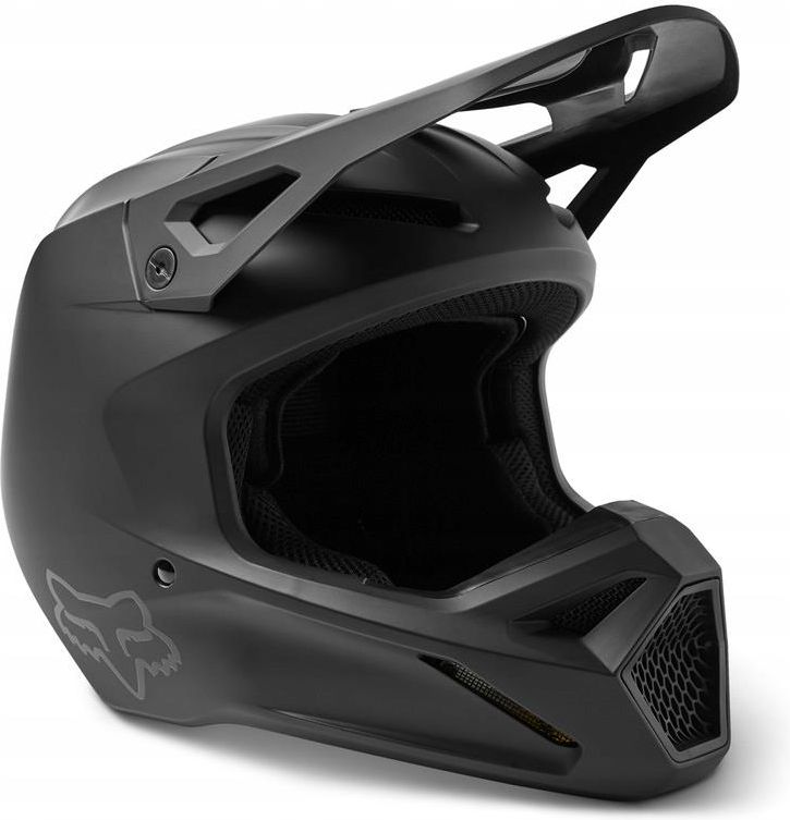 Kask Motocyklowy Fox V Solid Matte Czarne Opinie I Ceny Na Ceneo Pl