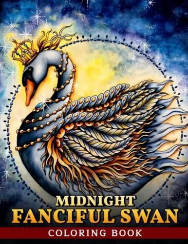 Midnight Fanciful Swan Coloring Book: Unique, Beautiful Animals Coloring  Pages On Dark Background For Teens And Adults To Relax & Relieve Stress -  Literatura obcojęzyczna - Ceny i opinie 