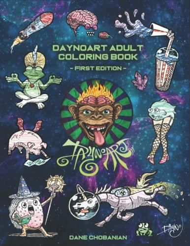 DaynoArt Adult Coloring Book - First Edition - Literatura obcojęzyczna