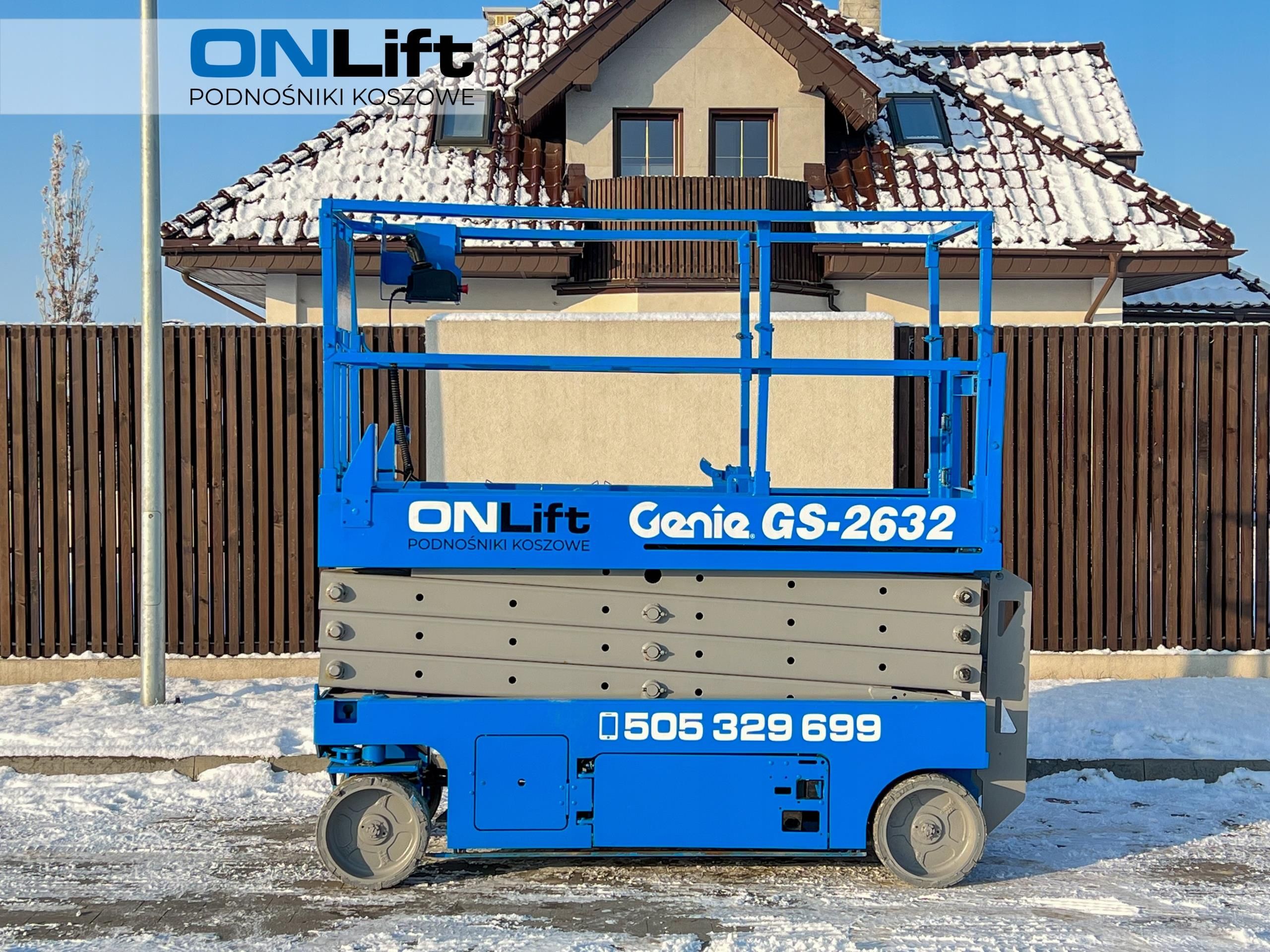 Podnośnik nożycowy, zwyżka - GENIE GS2632 - ONLift - Opinie i ceny