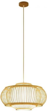 Dkd Home Decor Lampa Sufitowa Poliester Bambus (40 X 40 18 Cm) (S3040113)