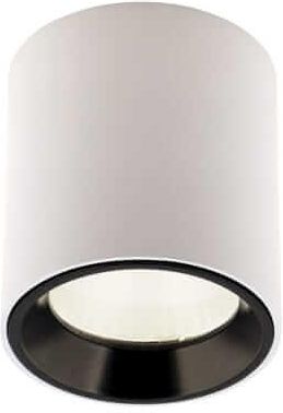 Maxlight Zestaw Lampa Sufitowa Tub Led 7W 3000K Biała Pierścień Czarny (C0155Rc01550156Black)