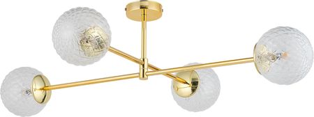 Tk Lighting Cadix Gold Lampa Sufitowa 4 Pł Tklighting (4607)