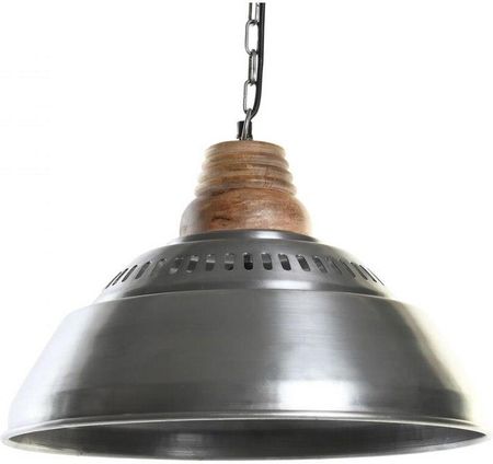 Dkd Home Decor Lampa Sufitowa Srebrzysty Brązowy Żelazo Drewno Mango 50 W (43 X 43 31 Cm) (S3031606)