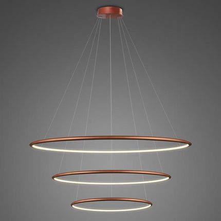 Altavola Design Lampa Wisząca Ledowe Okręgi No.3 80 Cm In 3K Miedziana (La075P_80_In_3K_Copper)