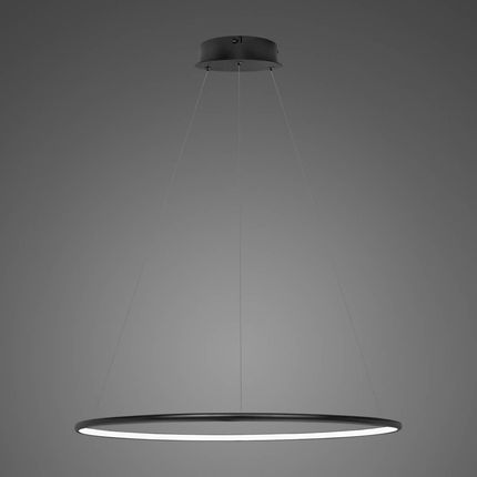 Altavola Design Lampa Wisząca Ledowe Okręgi No.1 60 Cm In 3K Czarna Ściemnialna (La073P_60_In_3K_Black_Dimm)